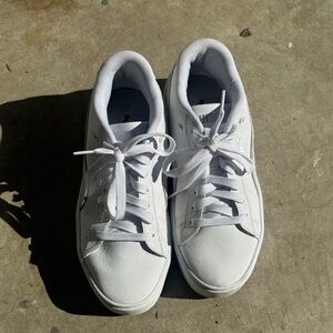 Puma White Soft Foam Platform Sneakers